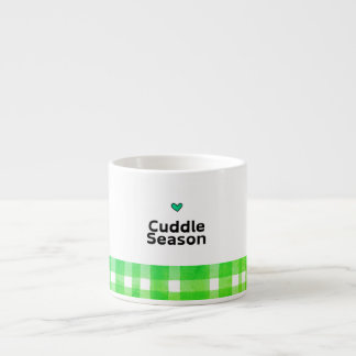 Espresso Cuddle Season Tasse in Green