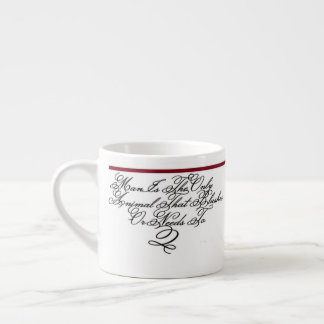 Espresso cup - a Quote of Twain Espressotasse