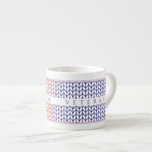 Espresso Cup "AMERIKAN VETERAN" Espressotasse (Vorderseite Rechts)