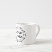 Espresso Cup für Unternehmen und Textunternehmen Espressotasse (Vorderseite Rechts)