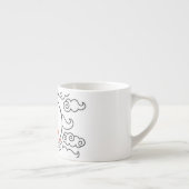 ESPRESSO CUP MIT KLICKEN UND MONOGRAMM ESPRESSOTASSE (Rechts)