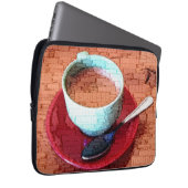 Espresso Cup und Spoon Word Cloud Laptopschutzhülle (Vorne Rechts)