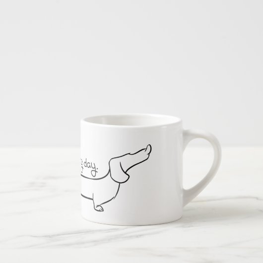 Espresso Dackel Tasse (Rechts)