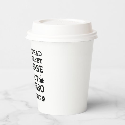 Espresso darf nicht selbst pappbecher (Links)