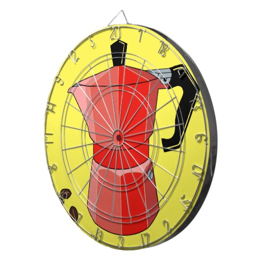 Espresso Dartscheibe (Vorderseite rechts)