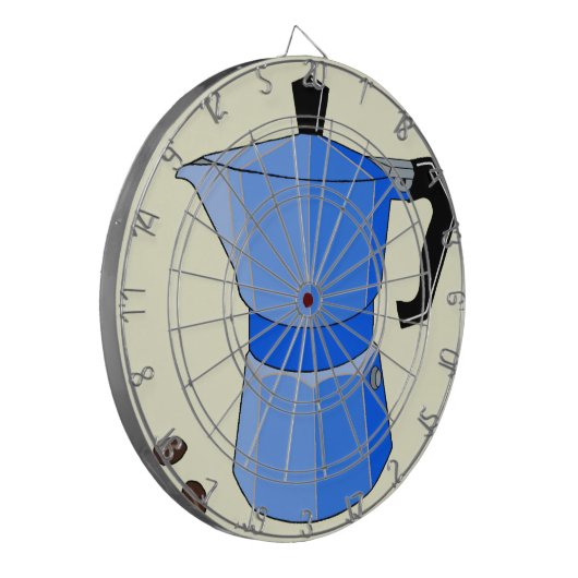 Espresso Dartscheibe (Vorderseite Links)