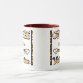 Espresso Du selbst, Kaffee mit meinem Lieben ist m Tasse (Zentrum)