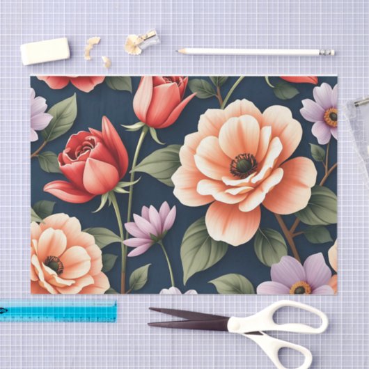 Espresso Elegance: Perfekte Kaffeepause Seidenpapier (Handwerk)