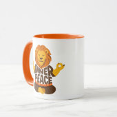 "Espresso Empress Burnout" Vintage Art Mug Tasse (Vorderseite Links)