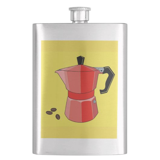 Espresso Flachmann (Vorderseite)