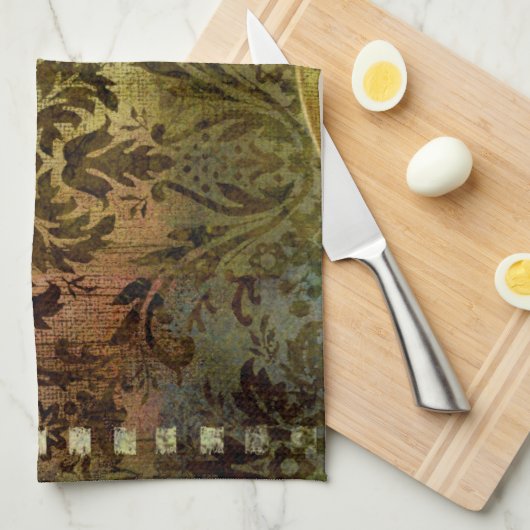 Espresso Geschirrtuch (Viertel Falte)