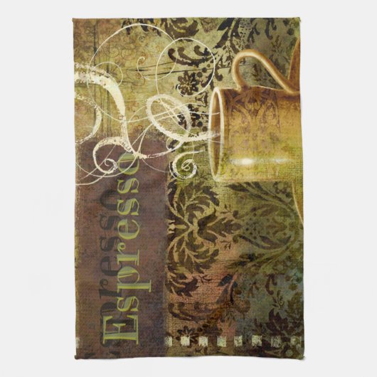 Espresso Geschirrtuch (Vertikal)