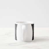 Espresso/Grau/Schwarze Paisley/Tasse Spezialität Espressotasse (Rückseite)