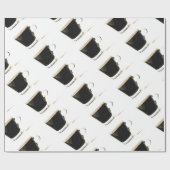 Espresso-Himmels-Packpapier Geschenkpapier (Flach)