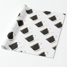 Espresso-Himmels-Packpapier