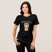 Espresso, Ihr selbst Kaffee Lover Tri-Blend Shirt (Vorderseite voll)