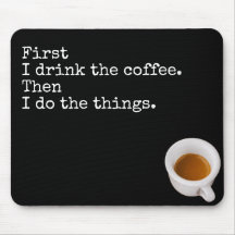 Espresso in einer Schale - mousepad
