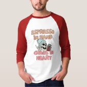 Espresso In Hand, Chaos In Heart T-Shirt (Vorderseite)