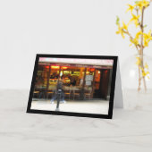 Espresso in Motion Karte (Gelbe Blume)