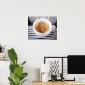 Espresso in Tasse Poster (Heimbüro)