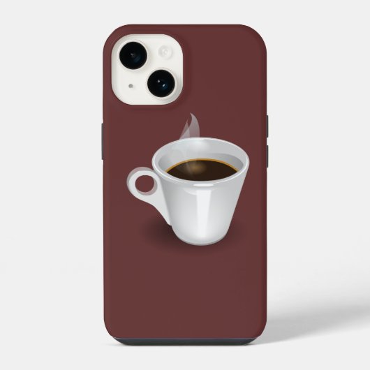 Espresso iPhone Hülle (Rückseite)