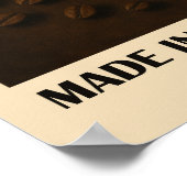 Espresso - Italienischer Kaffee Bar Küche Poster (Ecke)