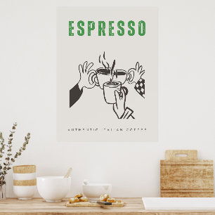 Espresso-italienischer Kaffee Poster