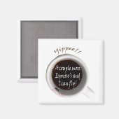 Espresso Jitters Magnet (Vorderseite/Rückseite)