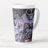Espresso-Kaffee Cappuccino Metallic-Look Milchtasse (Rechte Ecke)