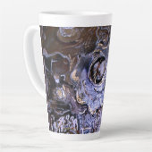 Espresso-Kaffee Cappuccino Metallic-Look Milchtasse (Linke Ecke)