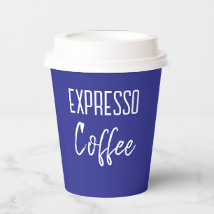 Espresso-Kaffee editierbar Pappbecher