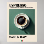 Espresso Kaffeemaschine, Kunstdrucken, Minimalisti Poster (Vorne)