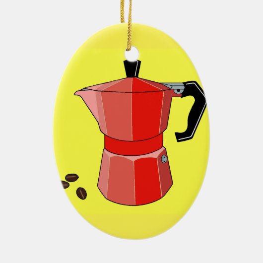 Espresso Keramik Ornament (Hinten)