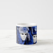 Espresso kopje Carnival in Venice 3 Blue Ladies Espressotasse (Vorderseite)