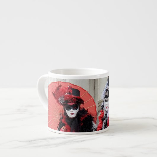 Espresso kopje Carnival in Venice Espressotasse (Vorderseite Links)