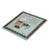 Espresso-Küche Kaffee-u. Schokoladen-Java Latte Fliese (Seite)