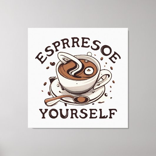 Espresso Leinwanddruck (Vorderseite)