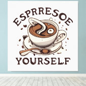 Espresso Leinwanddruck (Insitu (Holzboden))