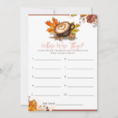 Espresso Liebe Brautparty Game Card Einladung (Vorderseite)