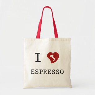 Espresso-Liebhaber Ich liebe Espresso Tragetasche