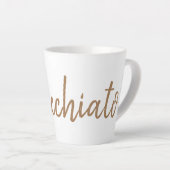 Espresso-Liebhaber von Macchiato Milchtasse (Rechte Ecke)