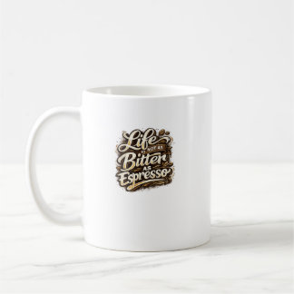 Espresso Lustige Kaffee-Typografie-Design Kaffeetasse