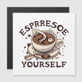 Espresso Magnetkarte (Vorne/Hinten)