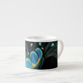 Espresso|Majestic Peacock|Spezielle Tasse (Vorderseite Rechts)