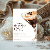 Espresso Martini A Tini One Baby Dusche Einladung
