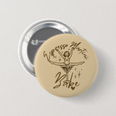 Espresso Martini Babe  Button (Vorne & Hinten)