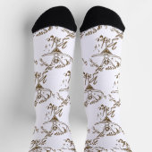 Espresso Martini Babe Muster Socken (Oben)