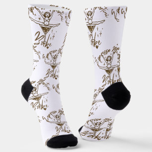 Espresso Martini Babe Muster Socken