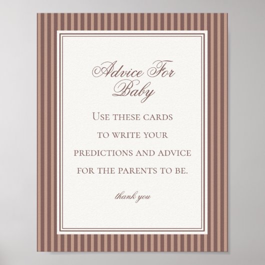 Espresso Martini Baby Brewing Advice for Baby Game Poster (Vorne)