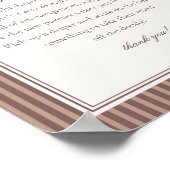 Espresso Martini Baby Brewing Diaper Thoughts Poster (Ecke)